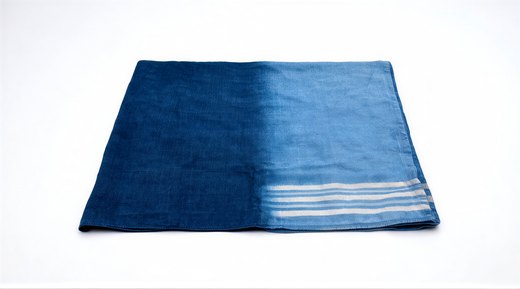 An indigo-dyed cloth