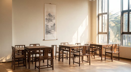 A tea-house dining room